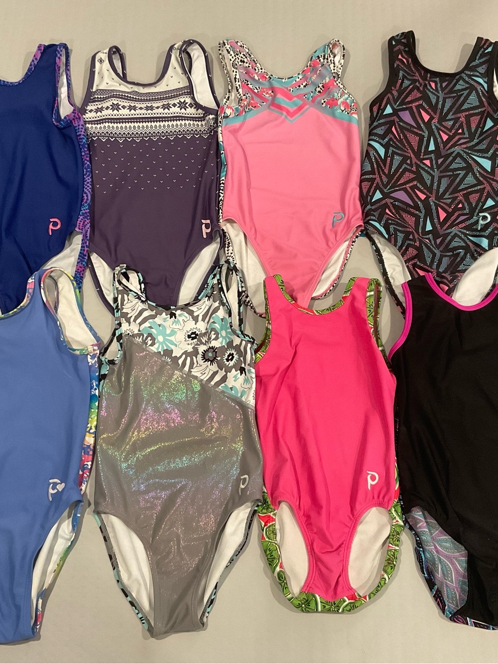 SylviaP sz8 Riley Rainbow Ombre Tank Leotard - Picture 9 of 13